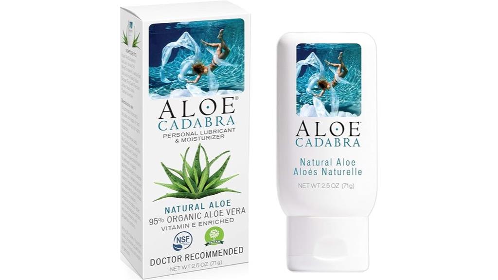 aloe based personal lubricant