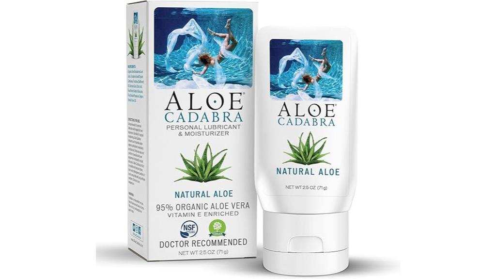 aloe based personal lubricant