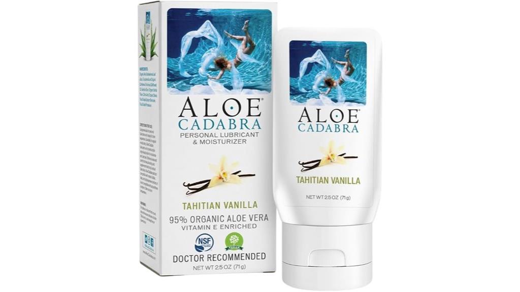 aloe cadabra vanilla lubricant