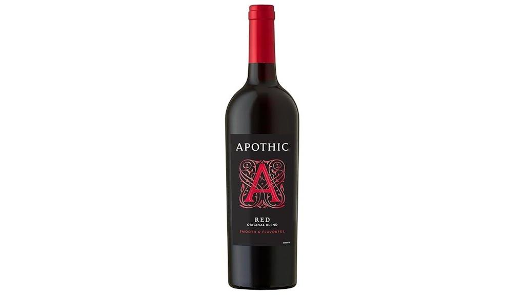 apothic red wine bottle