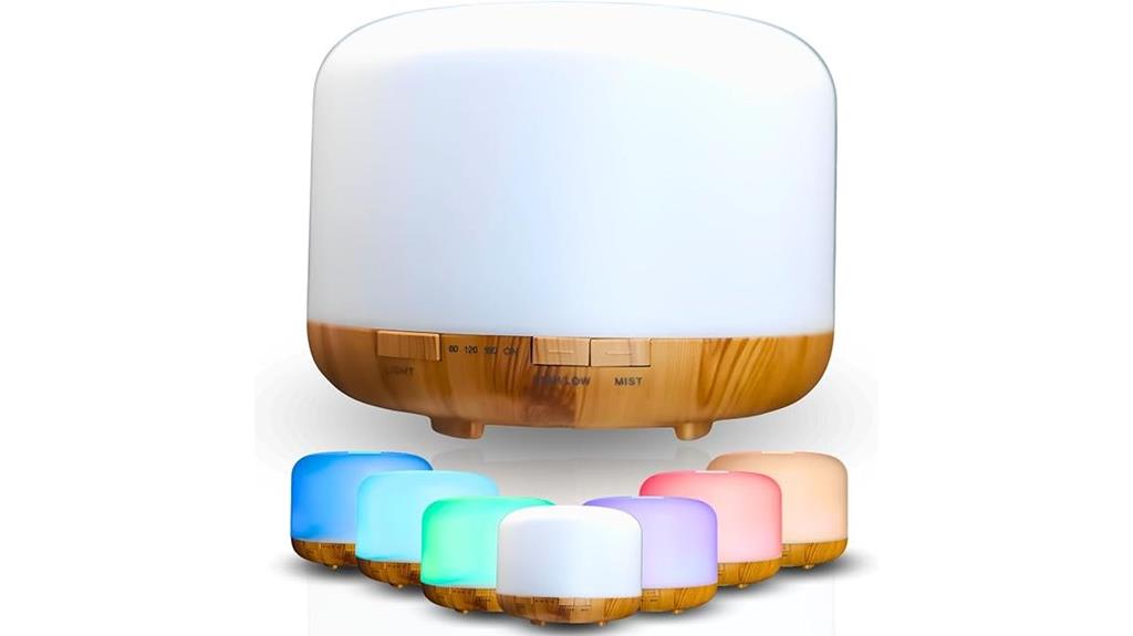 aromatherapy humidifier diffuser device