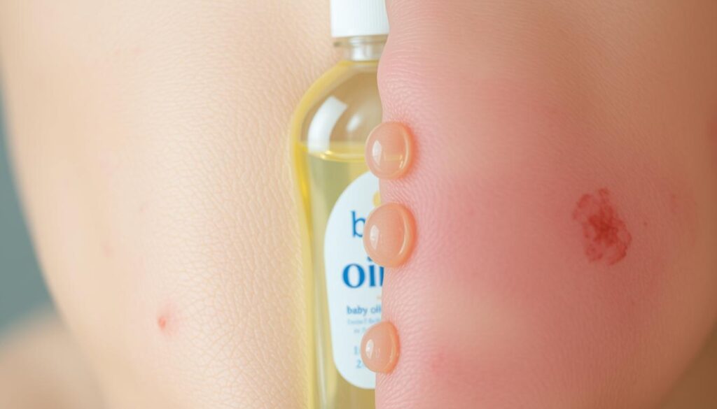 baby oil effects on skin irritation