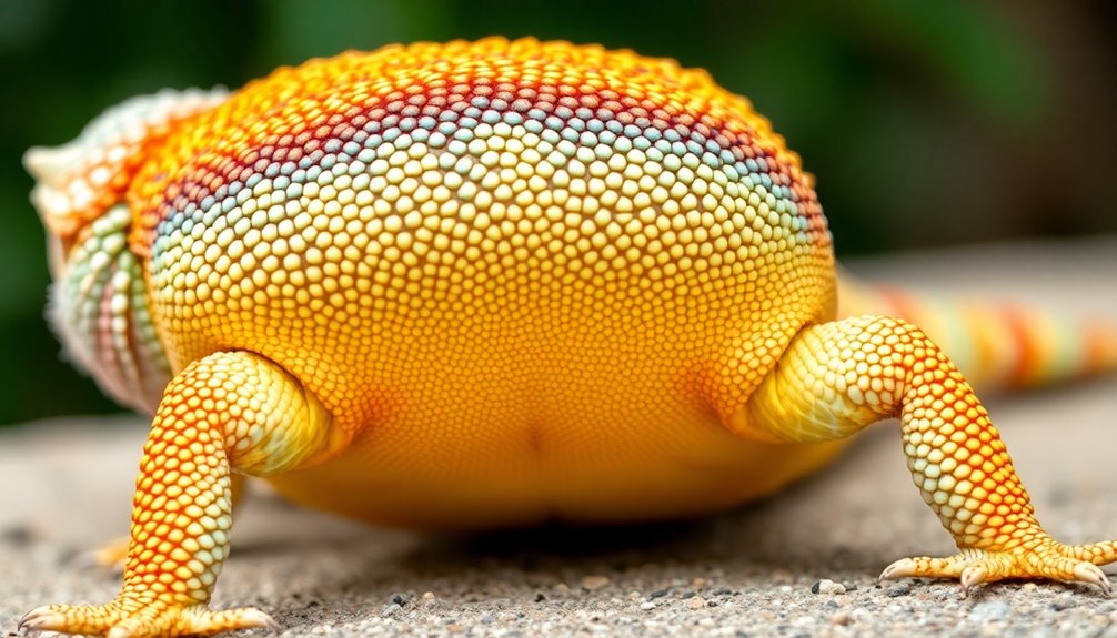 bearded dragon body structure