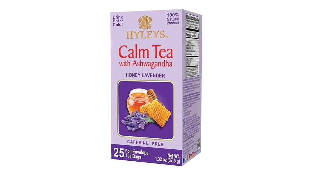 calming lavender honey tea