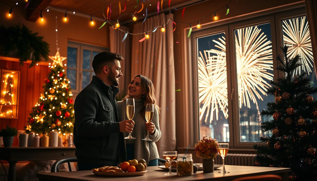 celebrate new year with girlfriend or boyfriend