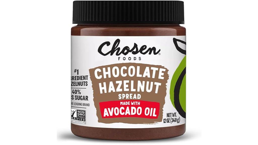 chocolate hazelnut avocado spread