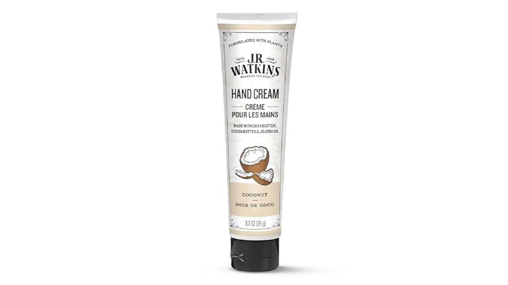 coconut hand cream moisturizer