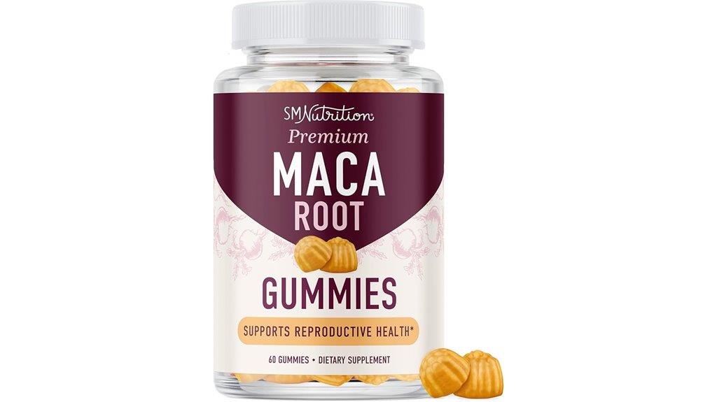 energy boosting maca gummies