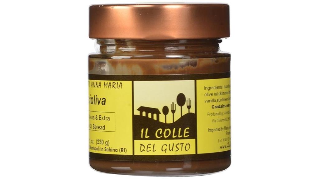 hazelnut chocolate spread olive oil