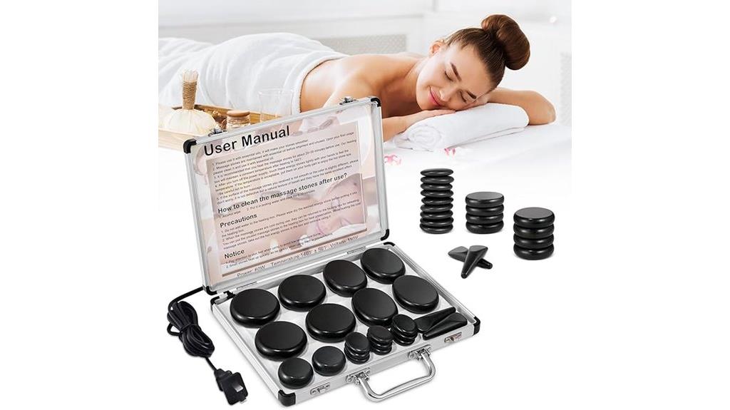 hot stones massage kit