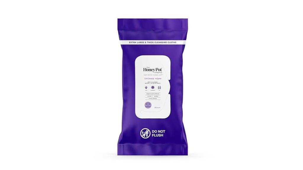 intimacy cleansing wipes available