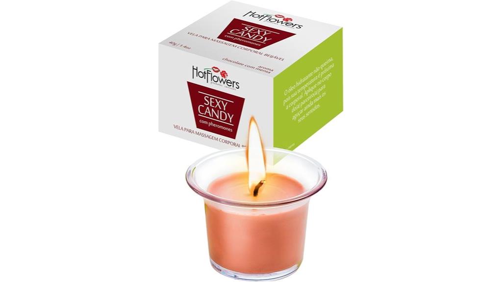 kissable pheromone massage candle