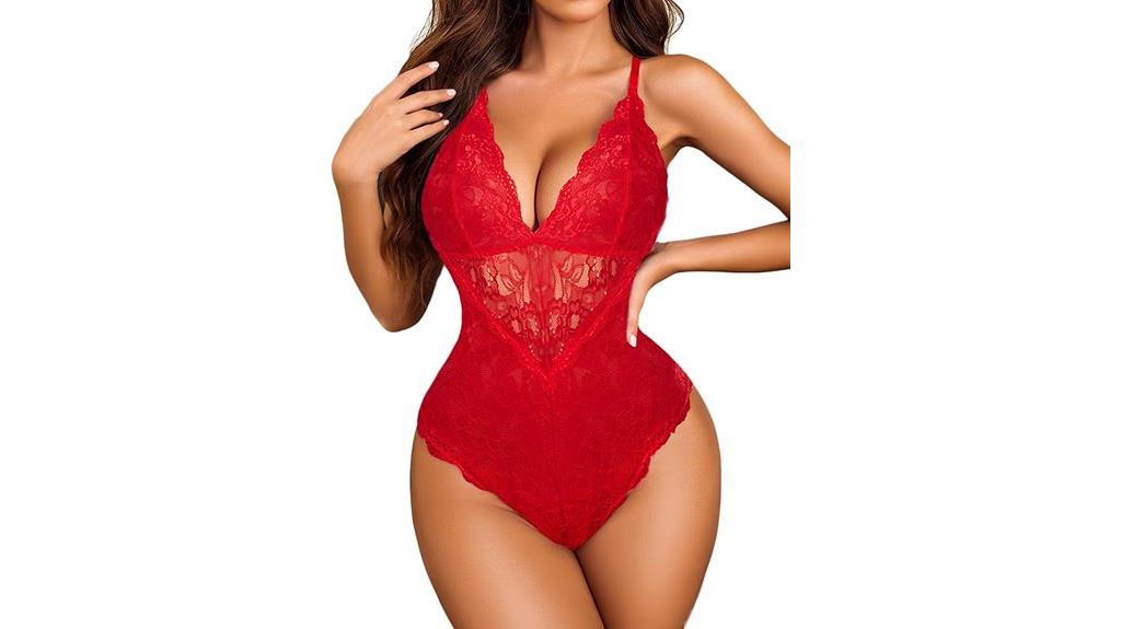 lace snap crotch bodysuit