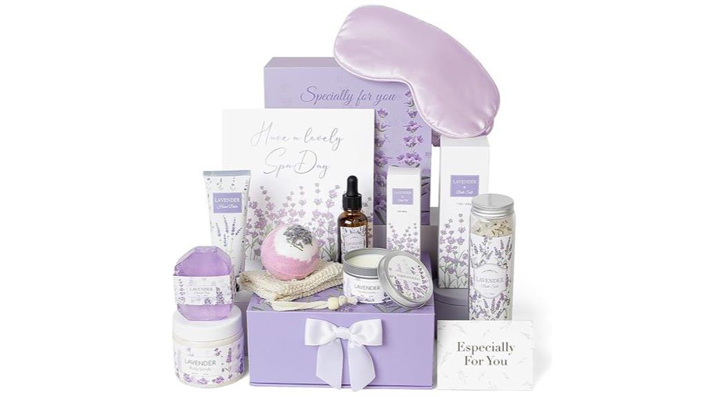 lavender spa gift set