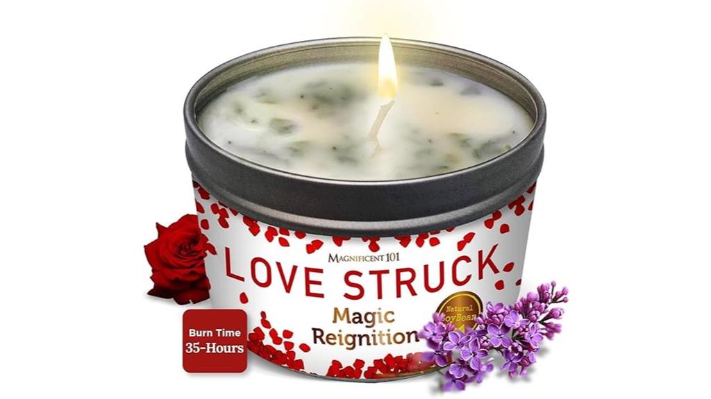 love struck aromatherapy candle