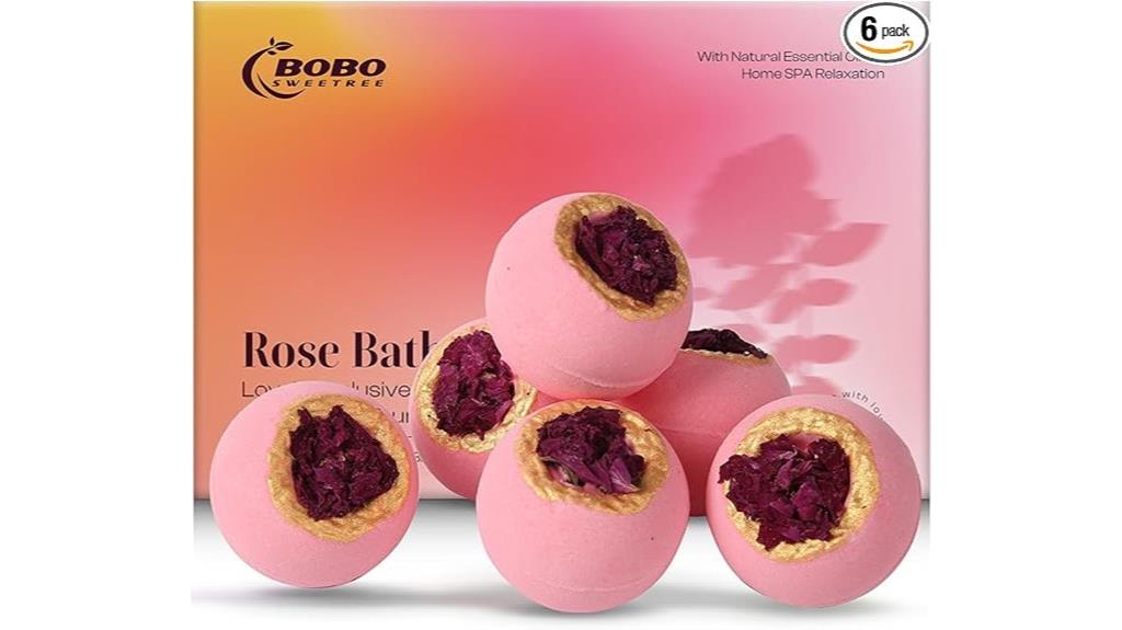 luxury floral bath fizzies