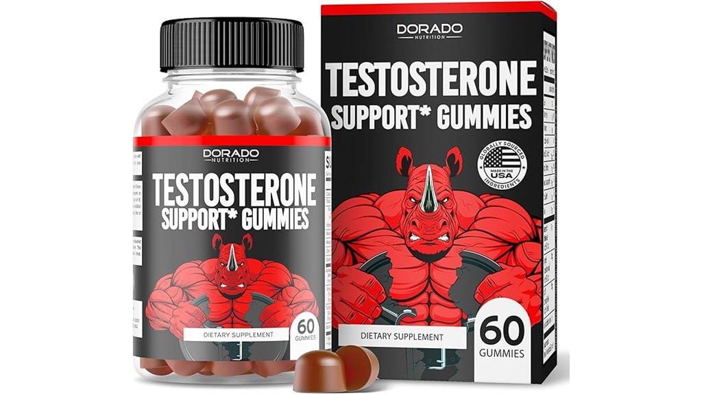 men s testosterone booster gummies