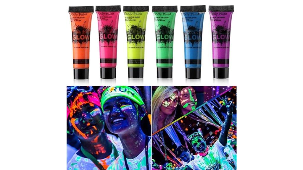 neon uv body paint