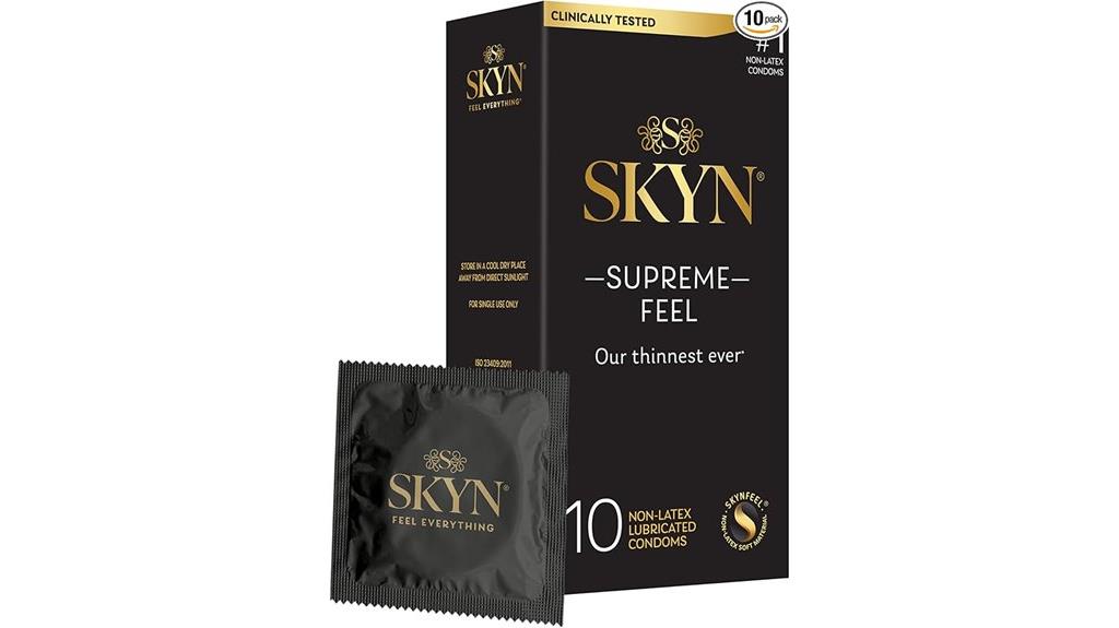 non latex condom pack