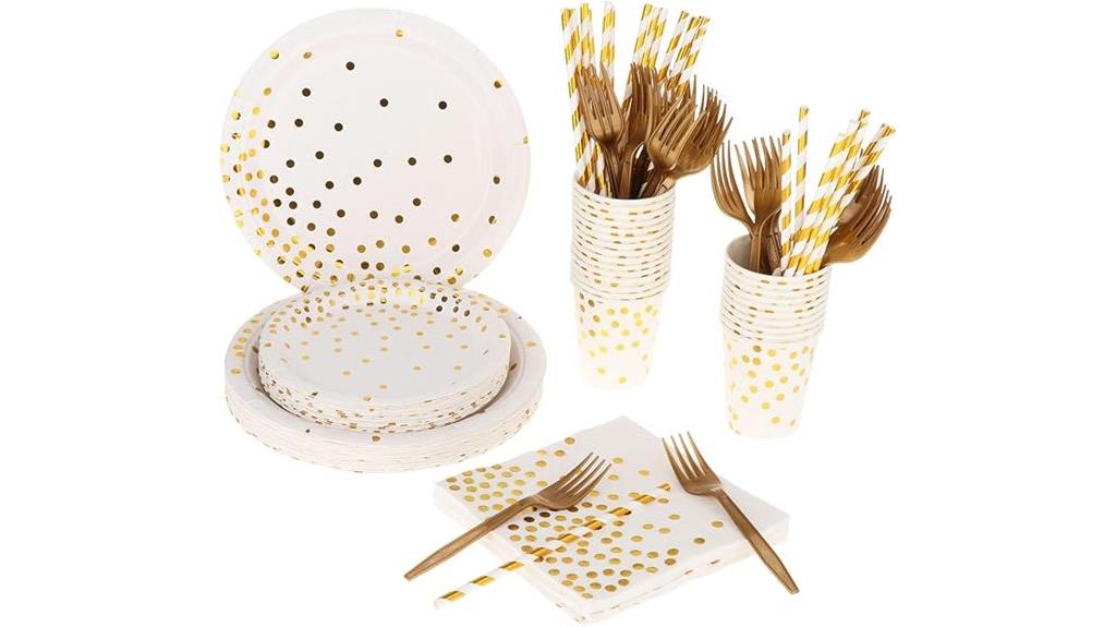 party disposable dinnerware set