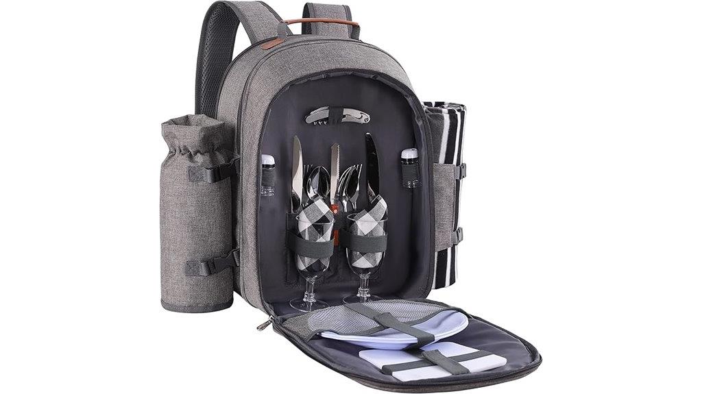 picnic backpack for two