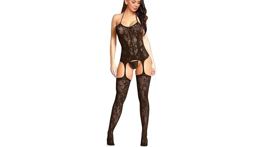 plus size fishnet bodysuit