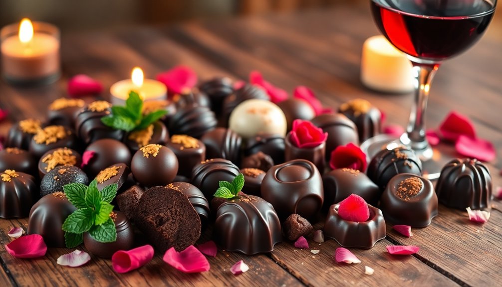 romantic chocolate evening delights