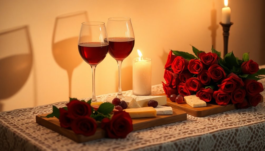 romantic red wine selections