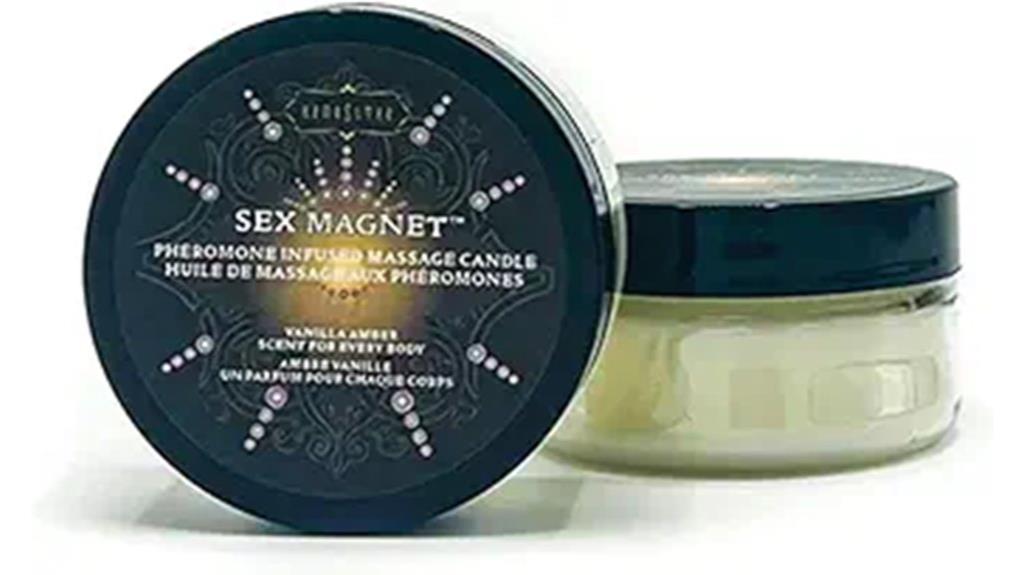 sensual pheromone infused candle