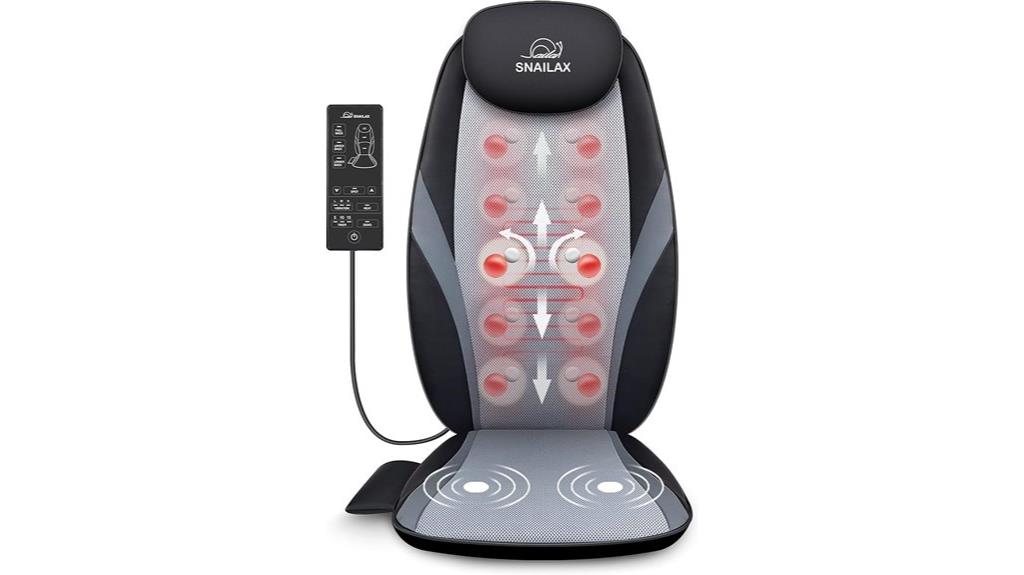 shiatsu massage cushion heat