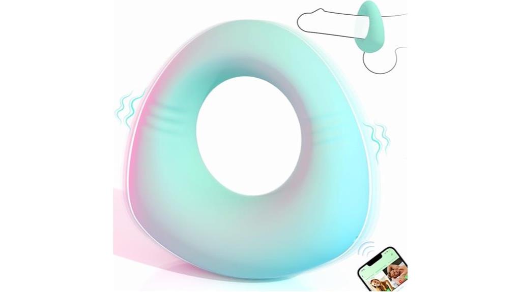 soft vibrating cock ring