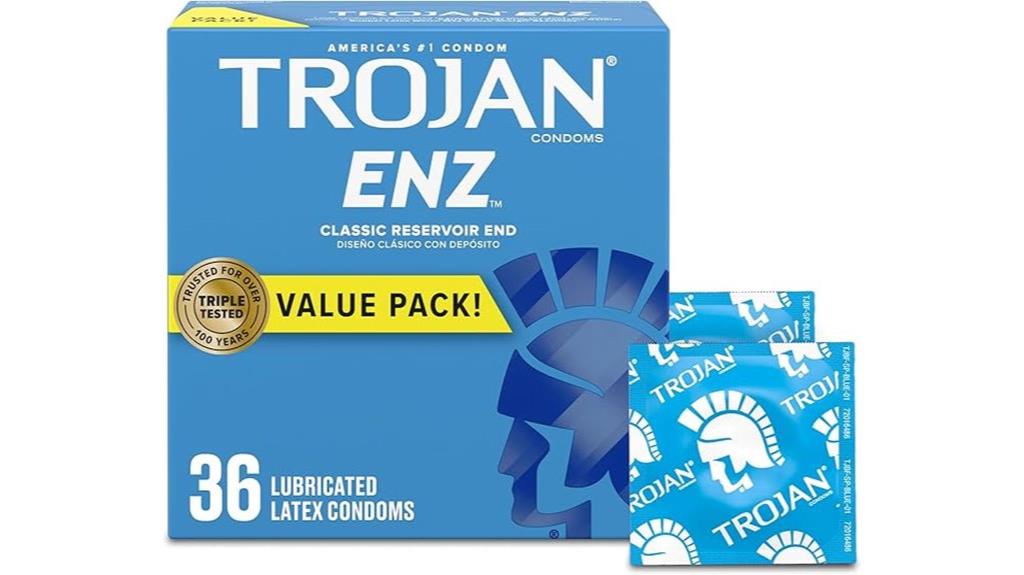 trojan enz condom value pack