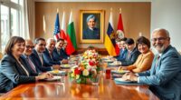 diplomatic visits foster teamwork