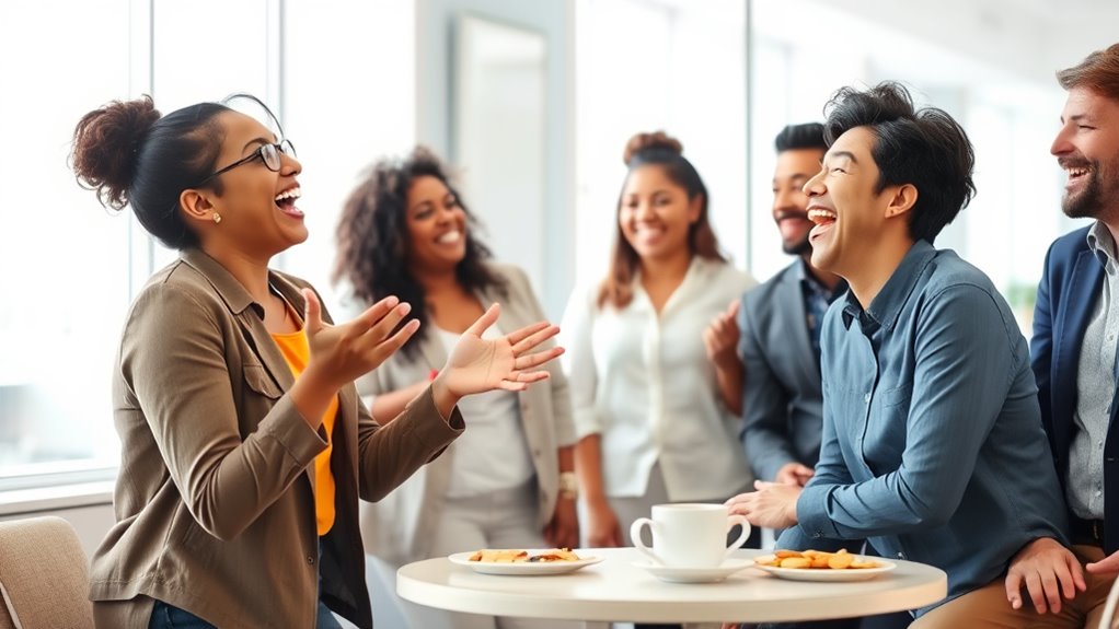 laughter eases tension