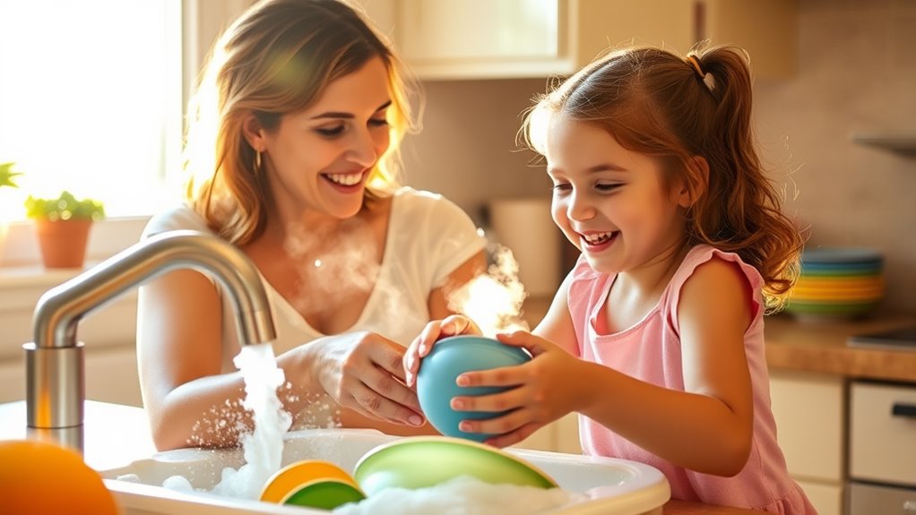 make chores meaningful together