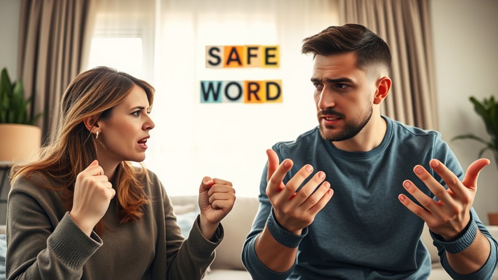use safe word during arguments