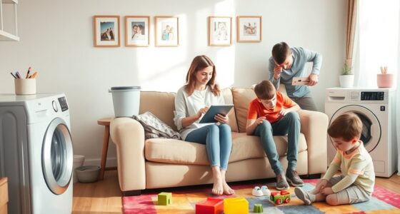 discussing parenting and chores