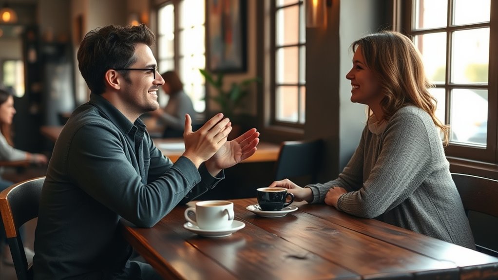 encourage mutual conversational exchange