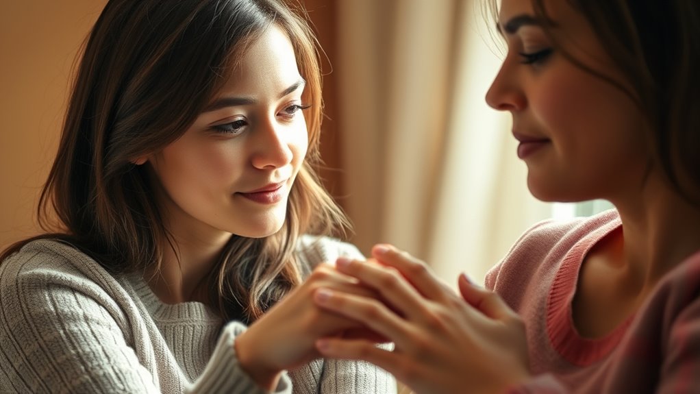 maintain eye contact attentively