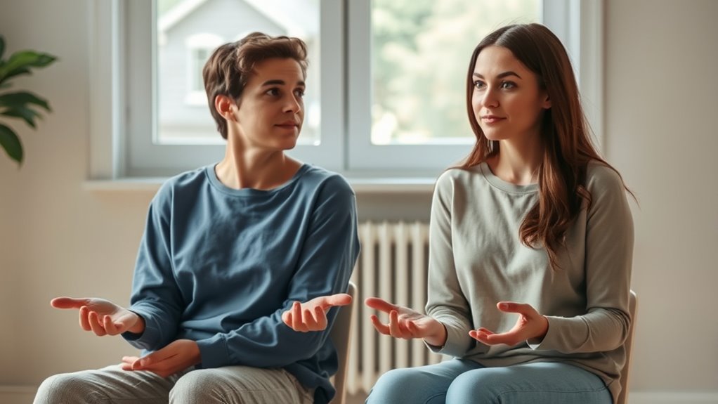 open calm approachable body language