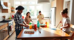 sharing household chores equally