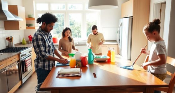 sharing household chores equally