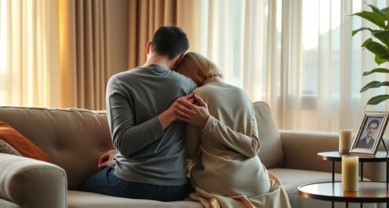 supporting each other through grief