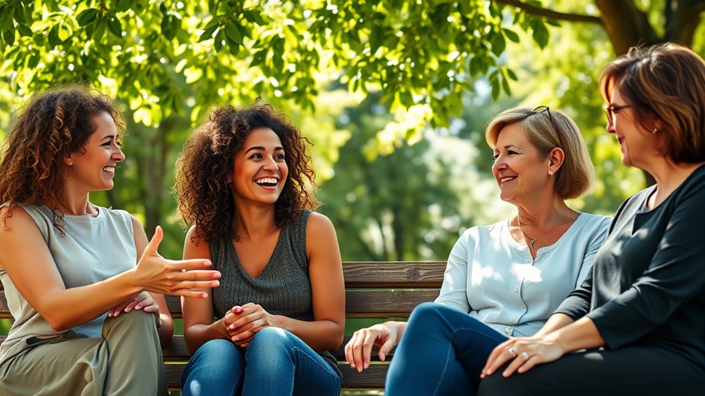 women seek diverse emotional support