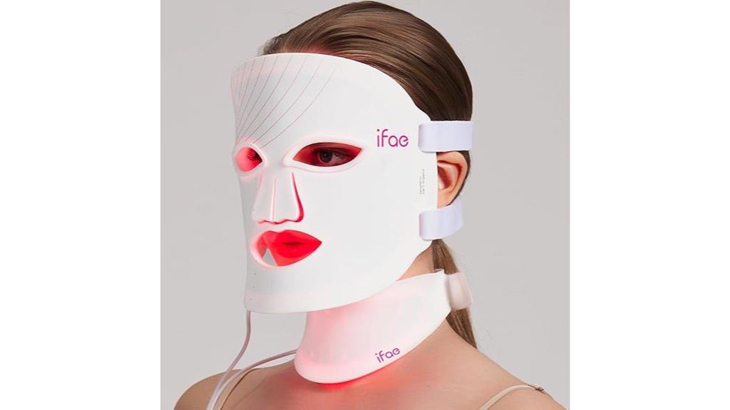 colorful led facial mask