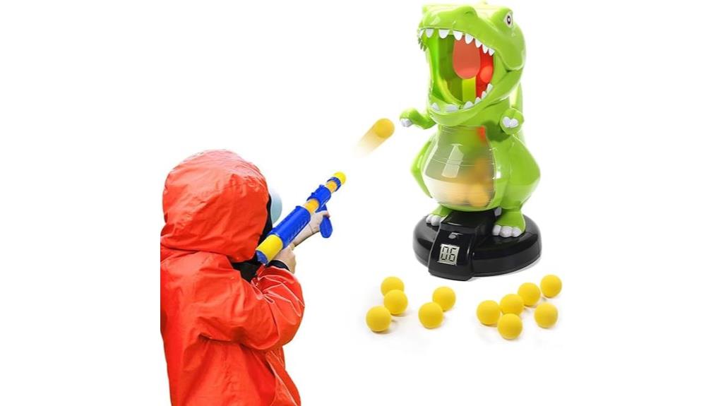 dinosaur toy shooting game