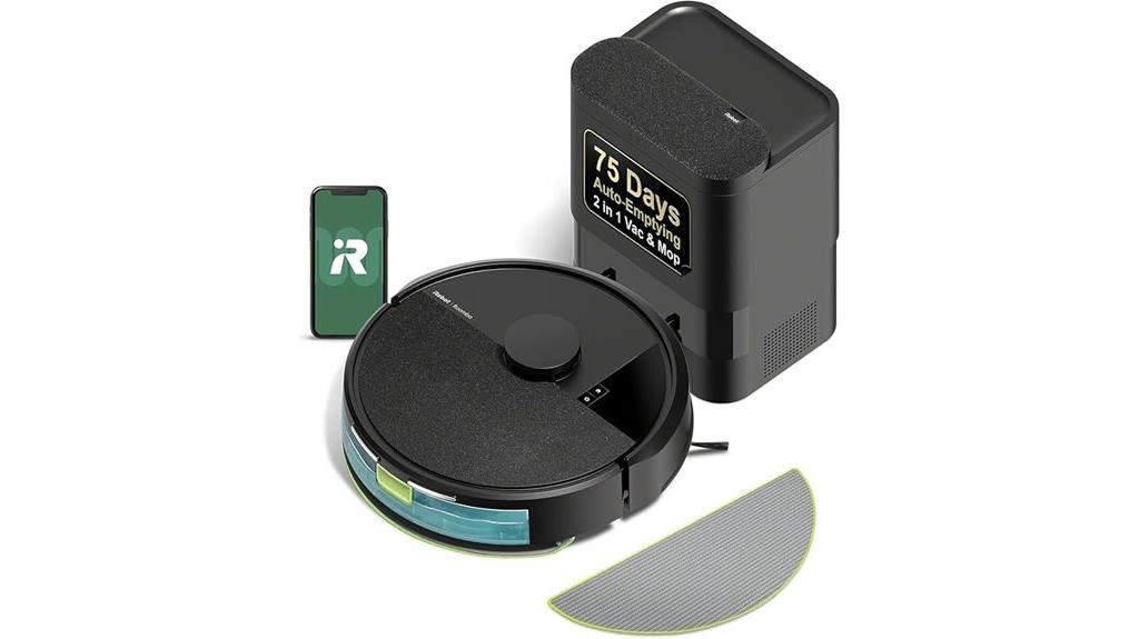 robot vacuum mop combination