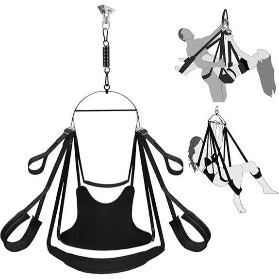 Adult Sex Swing with Stand and Adjustable Straps