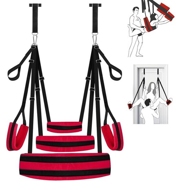 BDSM Sex Swing for Couples with Adjustable Straps