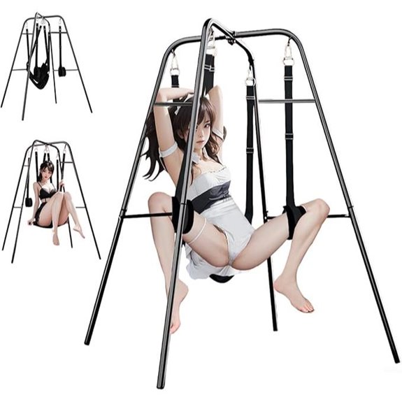 BDSM Sex Swing with Stand and Cuffs